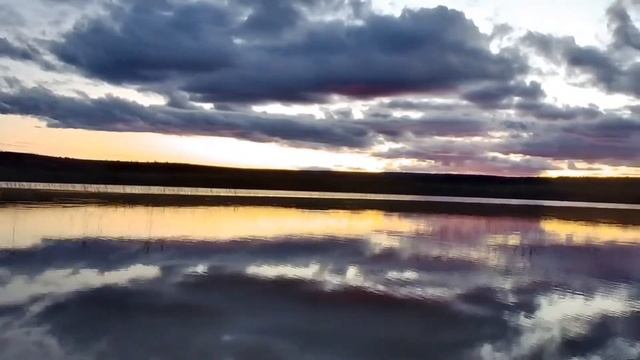 Sunset on the lake