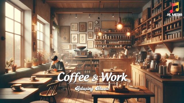 Smooth Jazz Instrumental Music at Cozy Coffee Shop Ambience ☕ DRINK RELAXING COFFEE WITH JAZZ MUSIC
