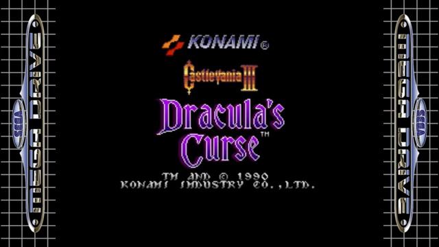 castevania 3 demo порт с приставки Nintendo на Sega Mega Drive .mp4