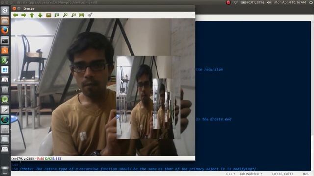 Fun With OpenCV - The Droste Effect