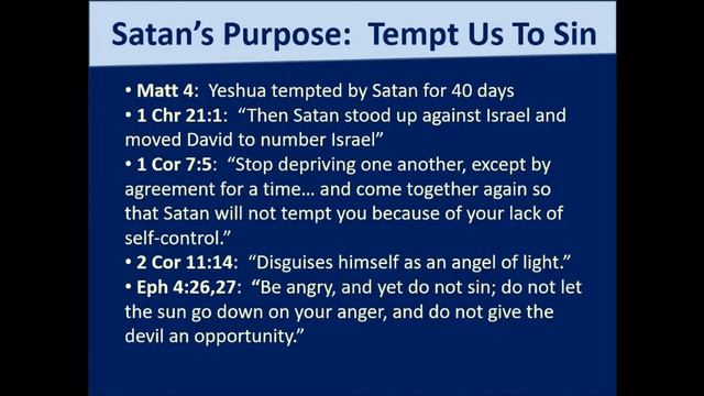 Teaching on Satan