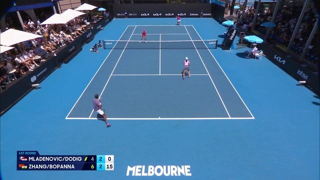 Dodig/Mladenovic v Bopanna/Zhang Highlights | Australian Open 2025 First Round