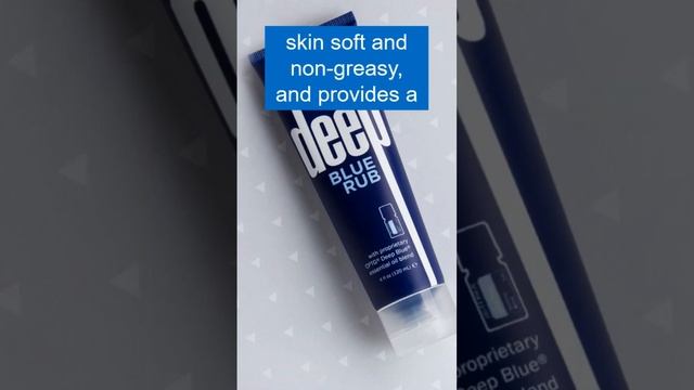 Deep Blue Rub benefits and uses