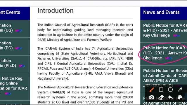 ICAR Result 2021 | ICAR UG Result 2021 | ICAR Result date 2021 | ICAR PG Result 2021 | ICAR UG PG