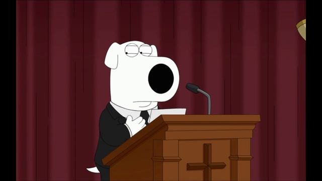 Family Guy Brian cries like Snoopy