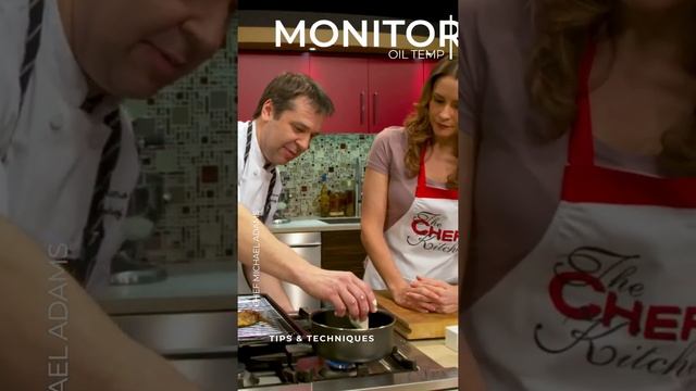 Monitor Oil Temp | Chef Michael Adams | Tips #shorts
