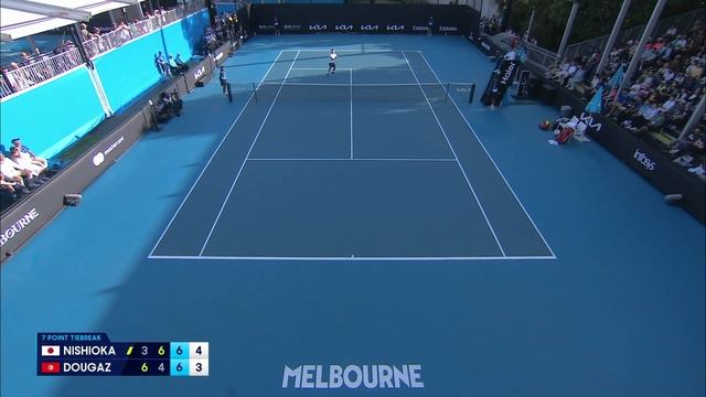 Yoshihito Nishioka v Aziz Dougaz Highlights | Australian Open 2025 First Round