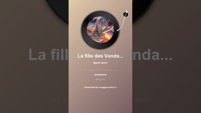 In words The Neptunov - La fille des Vandales