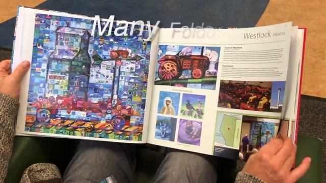 Mural Mosaic CANADA Train Coffee Table Book