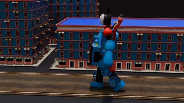 Thomas the engine saving among us from Skibidi Toilet | among us animation