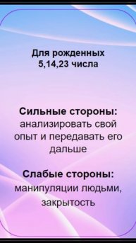Сильные и слабые стороны, по дате рождения
