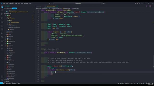 22 -Delete User API - DELETE