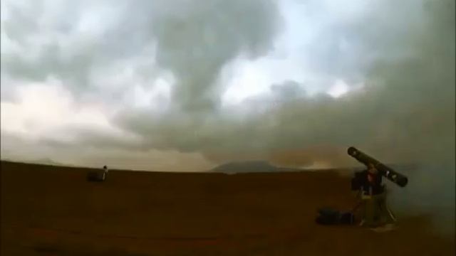 Footage of shots the anti-tank missiles OMTAS [Rocketsan]