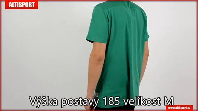 pánské triko puma style athle mesh block tee 836546 zelená