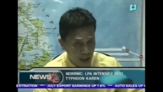 NDRRMC: LPA intensify into typhoon "Karen"