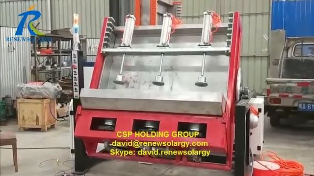 Enamel coating machine for electric water heater inner tank production test running video