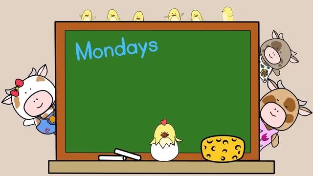 Days of the week and fruits song