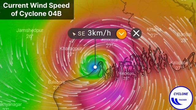 🔴Live Satellite Image andWind Speed of Cyclone Sitrang | चक्रवात अद्यतन आज Mausam Station #Sitrang