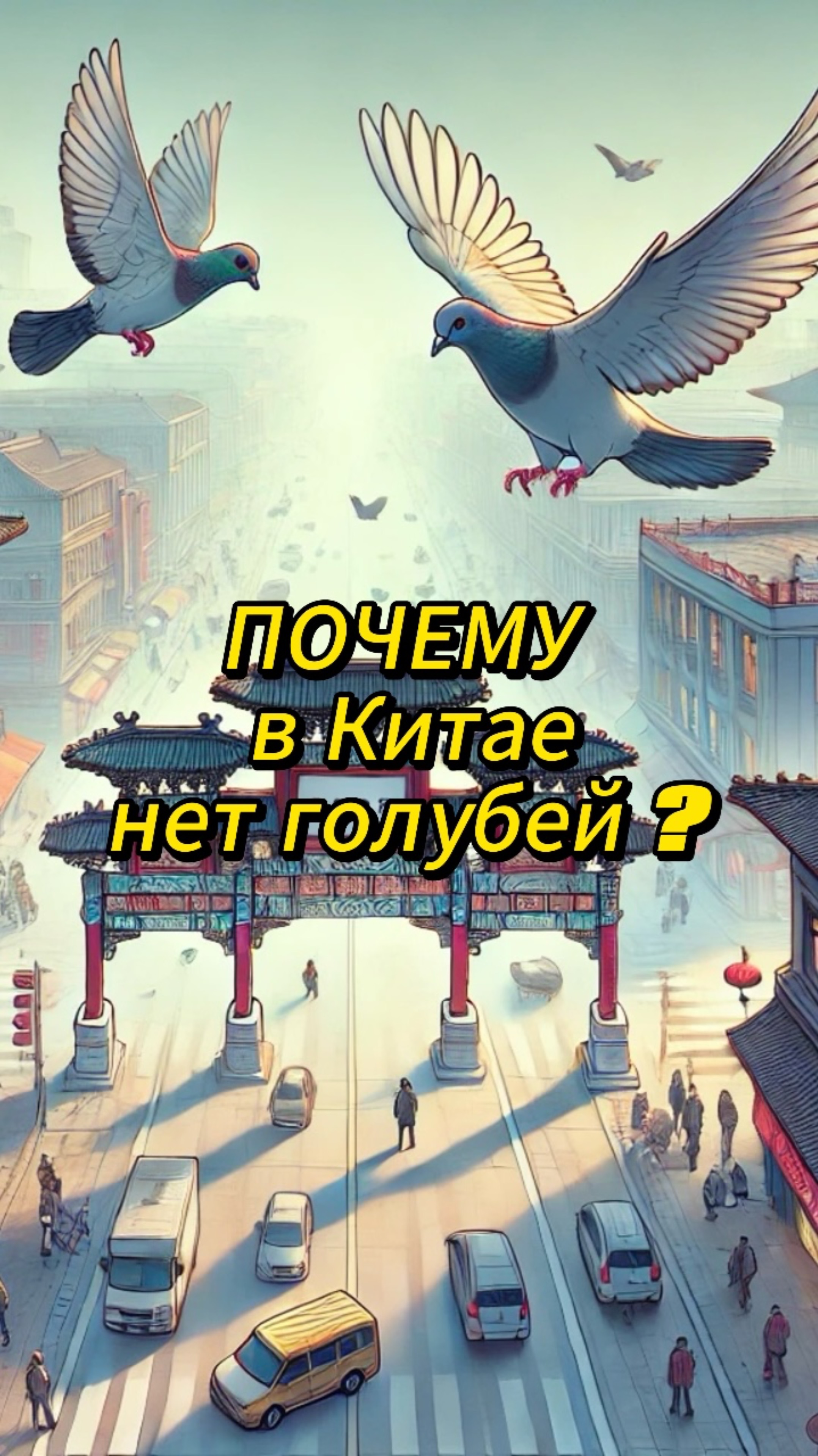 Почему в Китае нет голубей ? 😱