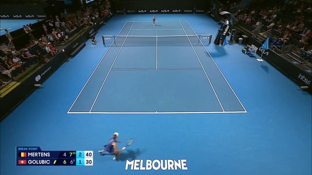 Elise Mertens v Viktorija Golubic Highlights | Australian Open 2025 First Round