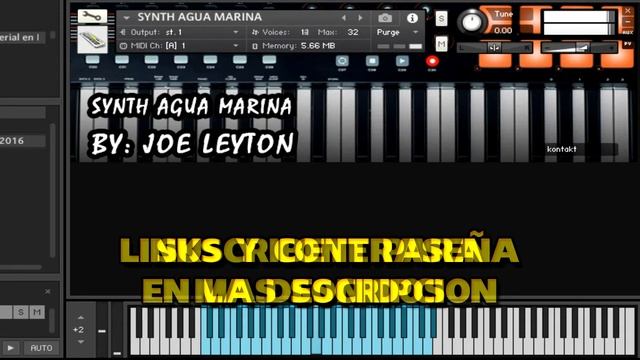 SAMPLES PARA KONTAKT 5 - SYNTH AGUA MARINA