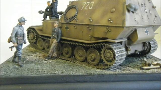 135th model tank and men.wmv