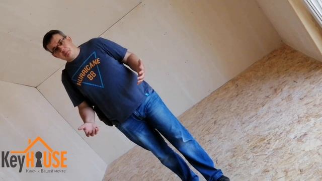Дом с гаражом. Закончили строительство каркасного дома в д.Сперанская Мыза