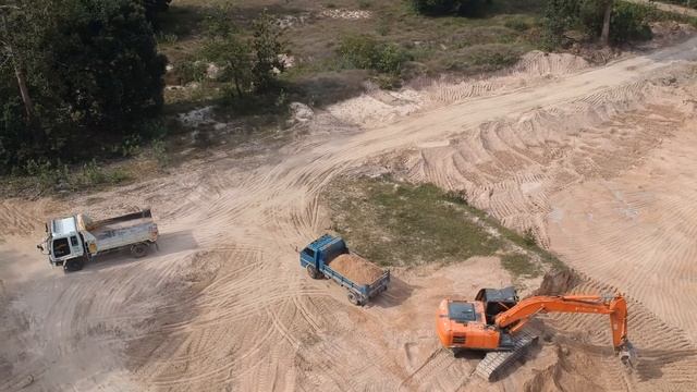 #HITACHI #ZX130-5G ฮิตาชิ#ZX200-5G #เปิดหน้าดิน #ปรับดิน #ANCC🚧👷♂️🚧