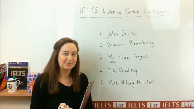 IELTS Listening English Names