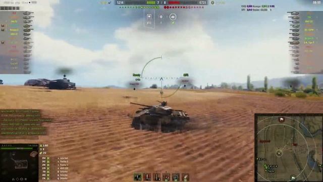 World of Tanks T 44 100 R   9 Kills 7,6K Damage