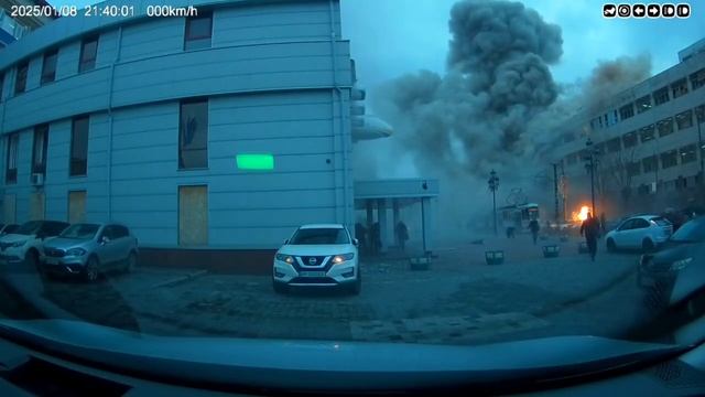 Появилось видео удара, частично разрушившего оборонный завод "Мотор-Сич" в Запорожье !!!