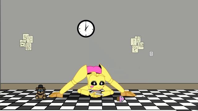 Toy Chica Jack-o Pose FNAF animation
