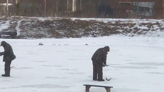 поимка форели