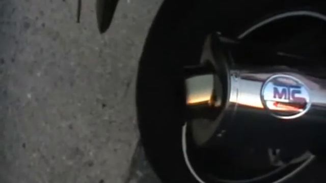 1999 Kawasaki ZX6R Ninja MTC exhaust spittin' flames