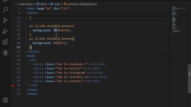 Glowing Social Media Icons Using HTML CSS | Coding Axis