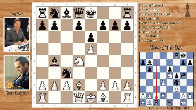 14 Years old Kasparov Wins in 12 Moves | Kasparov vs Guy West (1977)