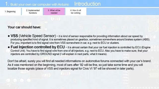TUTORIAL: Build your own car trip computer with Arduino - 1. Introduction