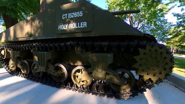 Holy Roller Sherman Tank Returned to Victoria Park