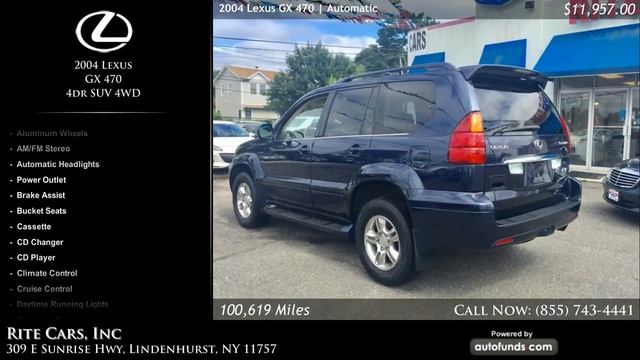 Used 2004 Lexus GX 470 | Rite Cars, Inc, Lindenhurst, NY - SOLD