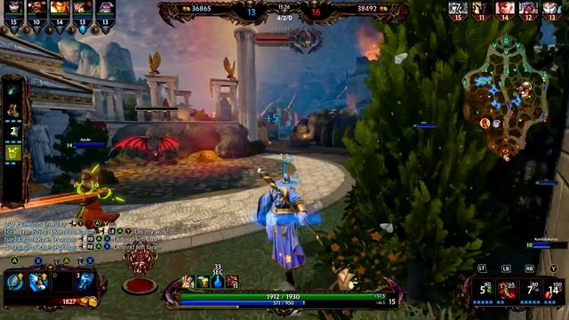 Ranked Grind | Guan Yu Solo Lane | Smite Xbox