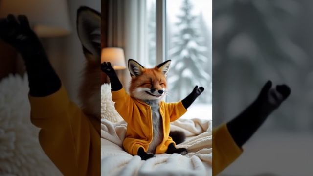 Лисенок Томми пробудился. Что же будет дальше? #shorts