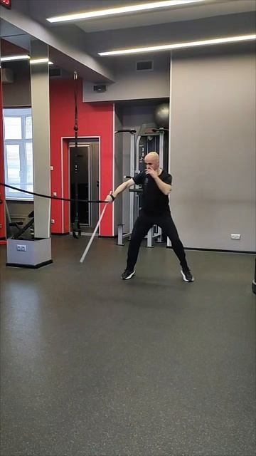 La canne de combat.Силовая тренировка. 1.0 (Резиновый жгут)