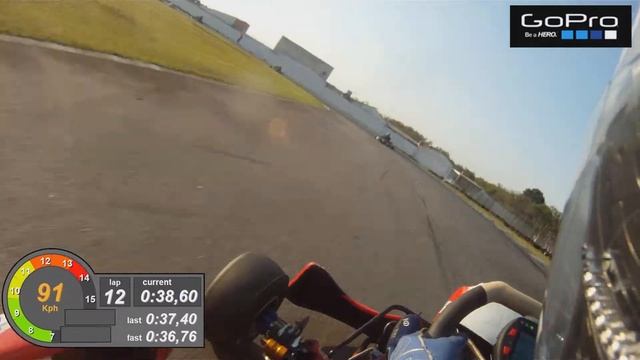 1ª Bat - Força Livre - Kartódromo Osternack - Birel 2009 TM K9c - Dashware