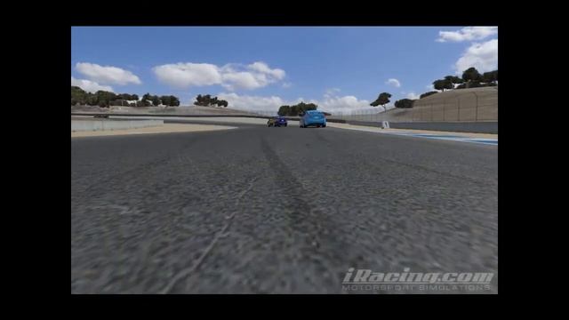 VW Jetta at laguna seca with the 9lives logo's