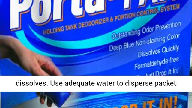 Walex TOI-1090200 Porta-Pak Holding Tank Deodorizer, (Pack of 250)