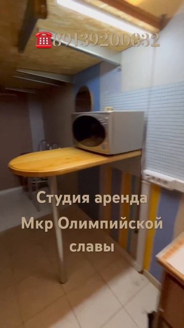 Обзор студия аренда Новосибирск мкр. Олимпийской славы. 89139200832