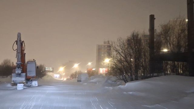 На Ниве тревел объезжаем пробку в городе Мурманске) 20.01.2025г.