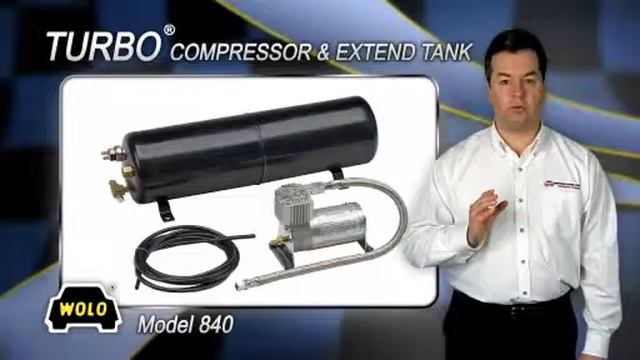 Wolo Turbo Compressor and Tank System for Air Horns - Model# 840