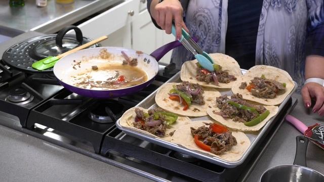 Philly Cheesesteak Enchiladas