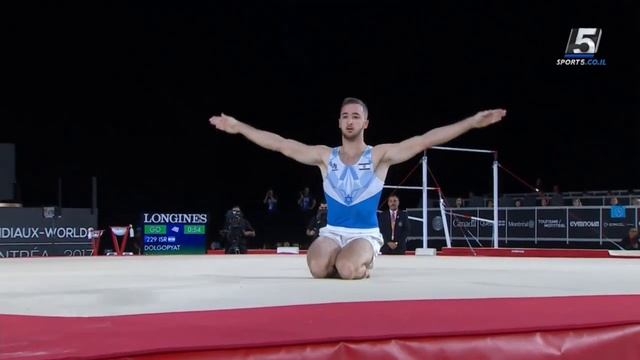 ארטיום דולגופיאט זוכה במדליית הכסף באליפות העולם בהתעמלות מכשירים 2017